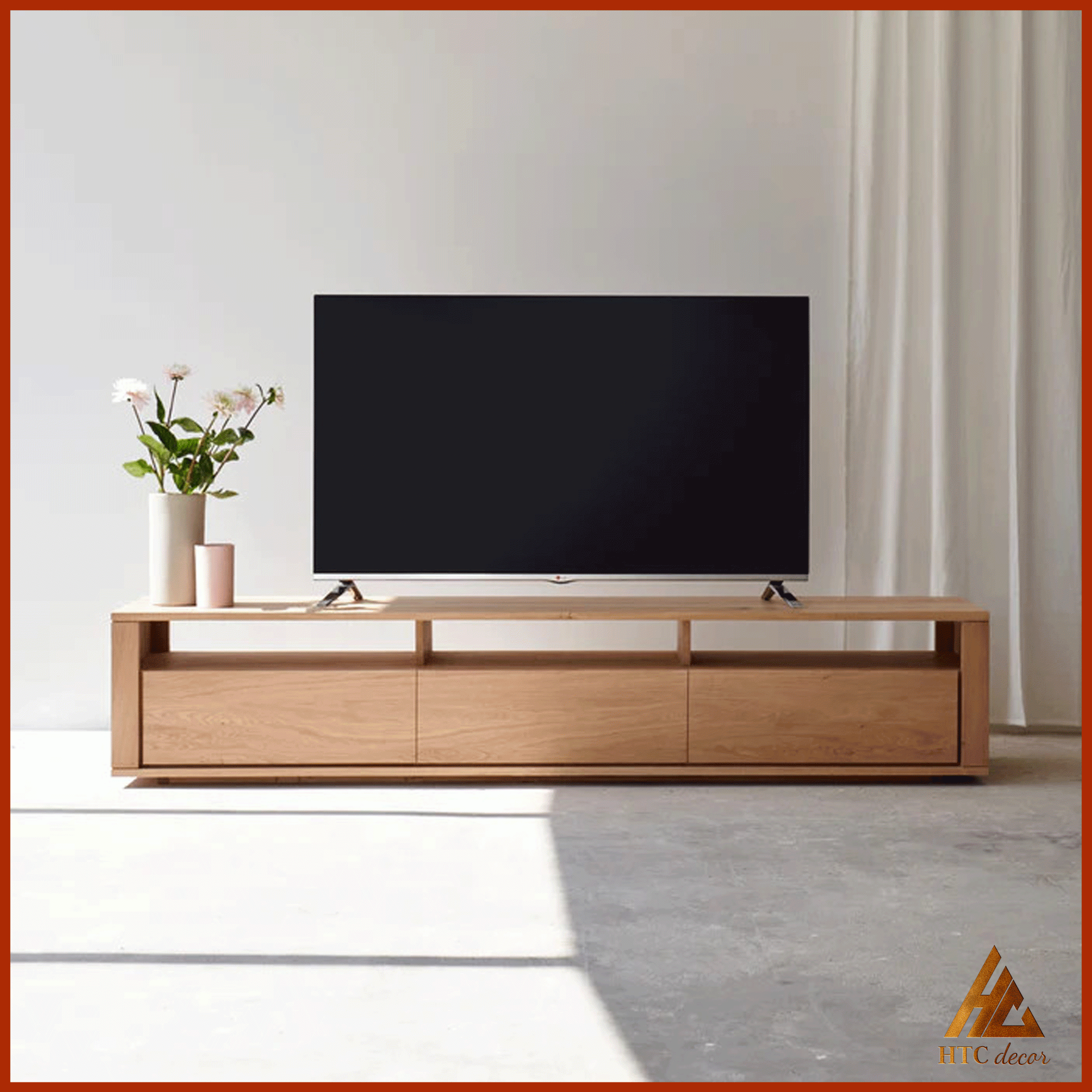 Kệ TV Oak (Gỗ Veneer sồi)